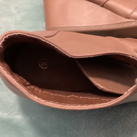 Women’s Dream Pairs Tomson Casual Fashion Lace Up Low Wedge Heel Booties Shoe - Picture 6 of 6